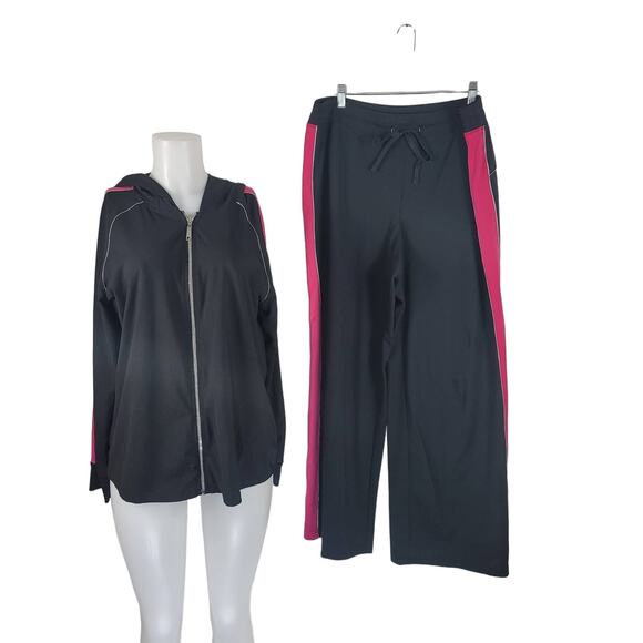 V Sport by Venezie Sport Walking Lounging Hooded Jacket Pant Set 14/16 - Picture 1 of 5